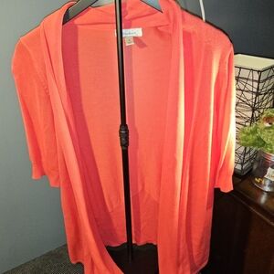 Dress Barn Red Knit Cardigan